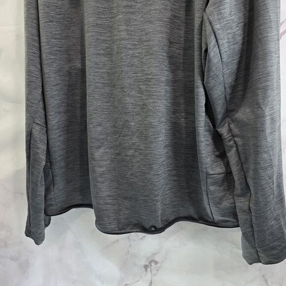 REI Jacket Mens XXL Gray Hooded Full Zip Lightweight Stretch Running Knit Jersey - Picture 7 of 11